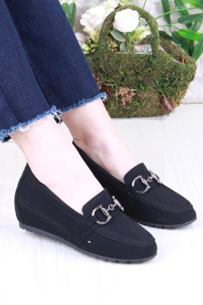 fort 34067 Minalya Black Lagan Udobne cipele na tanku platformu, moderne žens...