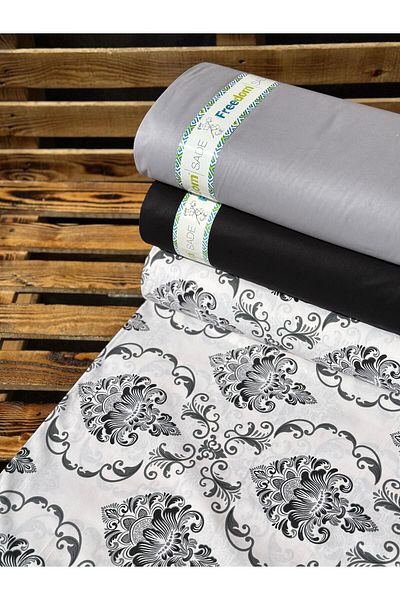 Freedom Patterned Fabric - 30 Meters 1 Ball Fabric 240 cm Width - 100% Cotton Ranforce