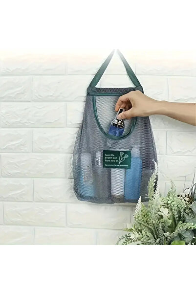 dukart Home Asılabilir File Sebze Çantası, Tek Gözlü Küçük Boy, Patates Soğan...