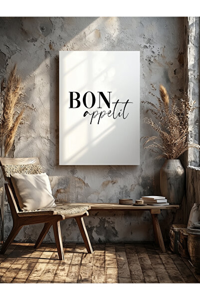 visdora Bon Appetit Home Office Kitchen Living Room Wall Decoration Canvas Pa...