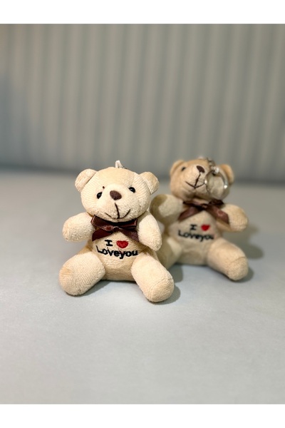 DF ToyShop Plush Keyring Bag Decoration with Teddy Bear