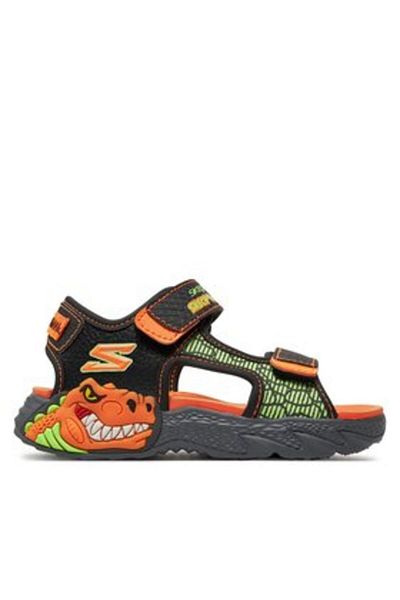 SKECHERS boys' sandals 400614L black