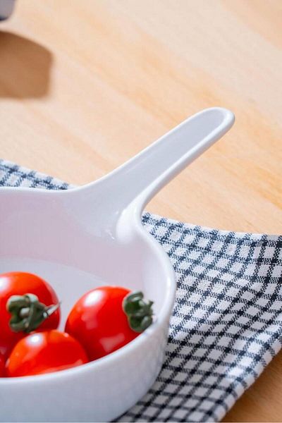 şirin eşyalarım Bianco Perla Porcelain Presentation Pan - 24.5 cm