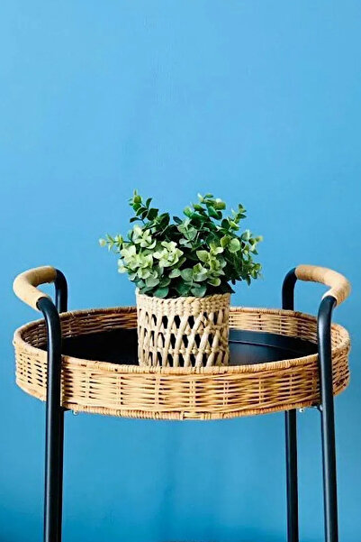 HAKİCİ Dekoratif Çok Amaçlı Doğal Hasır Saksı Sepet