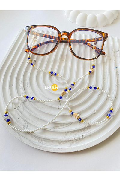 LiKESUN Elegant Design Women's Eyeglasses Strap Eyewear Lanyard Accessory(Double Wrap Necklace)
