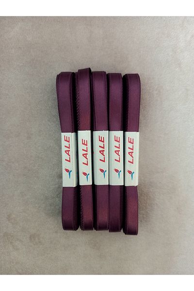 yörük tuhafiye Plum 1 cm Satin Ribbon (5 Balls) Set Ribbon (5 X 10 Mt = 50 Meters)