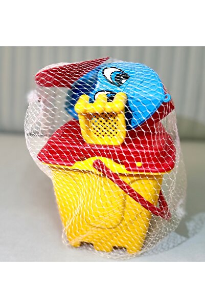 DF ToyShop GEMİLİ KÜREK VE TIRMIKLI KÜÇÜK KUM KOVASI