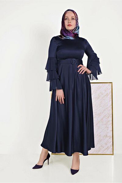 Alvina ΦΟΡΕΜΑ ΜΕ ΣΤΡΟΓΓΥΛΟ ΜΑΝΙΚΙ 40460