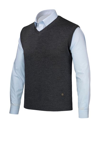 Çizgi Triko Men's V-Neck Knitwear Sweater 4241H Bgl-St04030