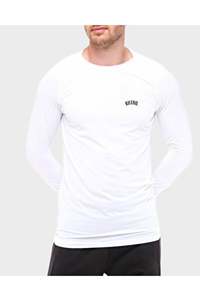 RUTBİL SPORTS Parmak Geçmeli Uzun Kol Futbol Body Uzun Kol Fitness Body Gym B...