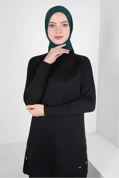 Alvina Turtleneck Knitwear Tunic 44055