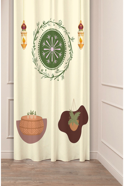 GREENDECOR Latch Lamp Flower Patterned Bohemian Model Special Design Digital ...