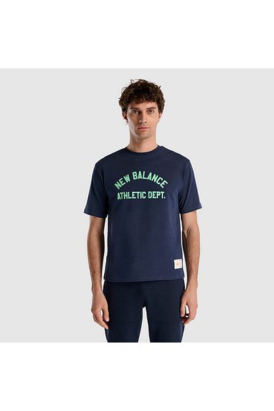New Balance Tricou pentru bărbați bleumarin Mnt1519-avi