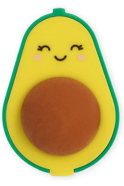 STOREMAX Sellbuystore - Sharpeners with Eraser, Empty Chamber, Soft and Clean Eraser, 4 X 5.7 Cm, Avocado Motif