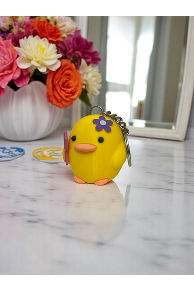 Aly Fancy Chick Keychain Figure