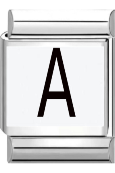 Feride Italian Bracelet Letter Charm Nomi Charm Letter 1 Year Color Guaranteed Steel Fmaccesories