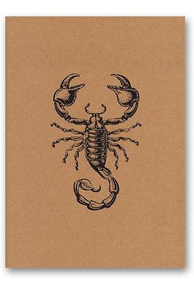 STOREMAX Sellbuystore Color Kraft Notebook Plain Scorpion 1053513