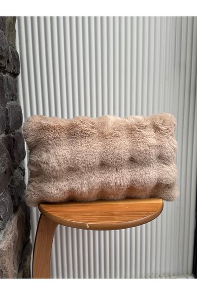 sevaradekor Plush Throw Pillow Cover Fluffy Double Sided Plush Pillow Bubble Plush Throw Pillow Rectangular
