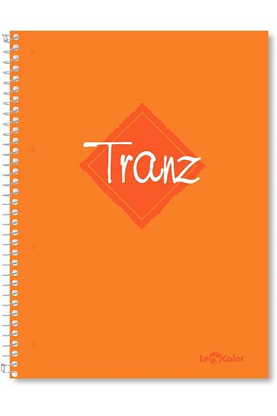 STOREMAX Jvnnastore Color 20100/2 Tranz Pp Cover, 1.Paste Paper Spiral Notebook, Orange Trendyfr 646268