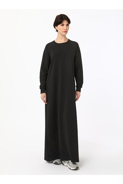 Refka Μαύρο Basic Sports Hijab Φόρεμα - Μπενίν