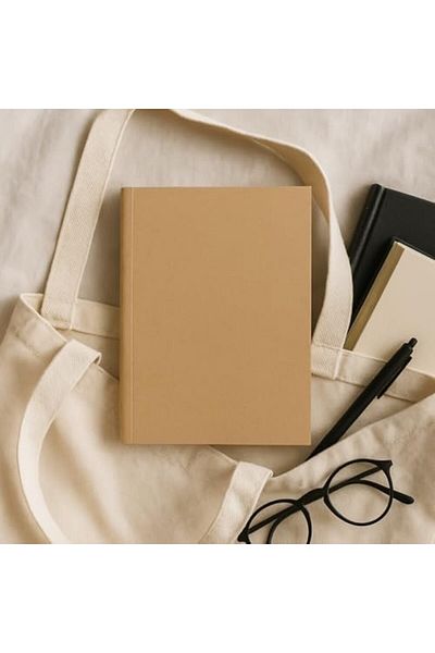 STOREMAX Muartshop Promotional American Hardcover, A5 Unlined Notebook, 64 Sheets, 90 Gr. Ivory Paper, Office Interior