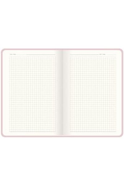 STOREMAX Sellbuystore Color 13X21 96 Sheets Checkered Hardcover Premier Notebook - Pink 1053513