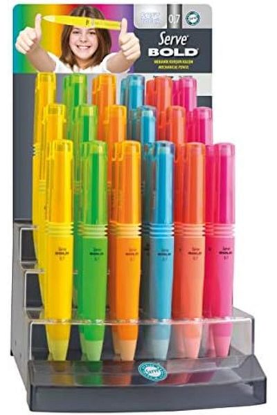 STOREMAX Ntwork Bold Mechanical Pencil 07mm Pink Art 1087243