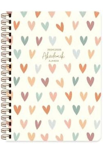 STOREMAX Muartshop Color 16 * 23 Spiral Academic Agenda - Heart 871301