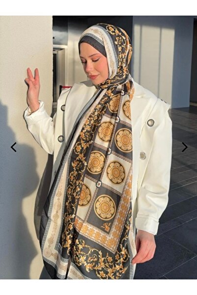 MODA Versa Yellow. Cotton Soft Shawl.