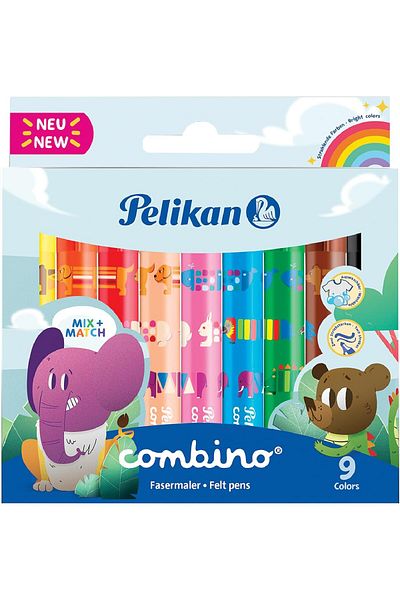 STOREMAX Ntwork Combino 9Pcs Jumbo Felt Tip Pen Art 1087243