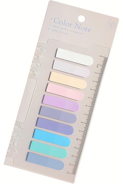 STOREMAX Jvnnastore Transparent Color Adhesive Note Paper Oval Sticker (Rose Fragrance) Trendyfr 646268