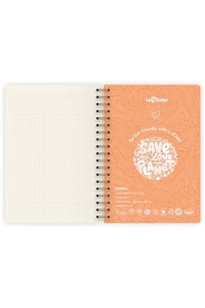 STOREMAX Jvnnastore Color Botanical Spiral Notebook Checkered Red 17X24 cm Trendyfr 646268