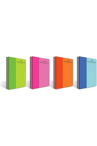 STOREMAX Jvnnastore Colorful Spiral Notebook, A4, 80 Sheets, 70g Paper, Checkered, 500 Micron Pp Cover, Pet Spira