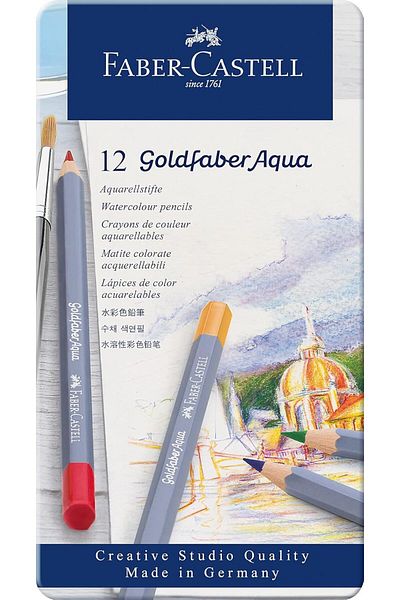 STOREMAX Ntwork Goldfaber Aqua Crayons, 12 Colors Art 1087243
