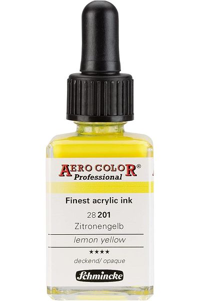 STOREMAX Ntwork Aero Color Professional Acrylic Airbrush Ink 28 ml 201 Lemon Yellow Art 1087243