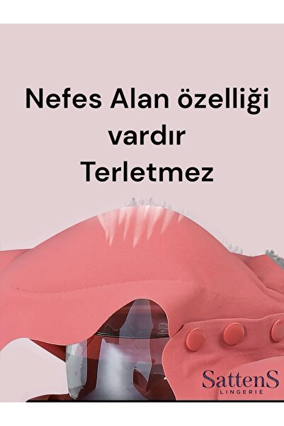 SATTENS Laser Bra - Front Button Laser Cut Seamless Sweat-Proof Bra with Pad