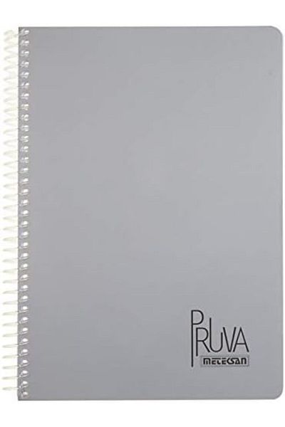 STOREMAX Jvnnastore Pruva A4 Pet Spiral Notebook with Cardboard Cover 144 Sheets - Lined - Gray/Blue (Assorted R