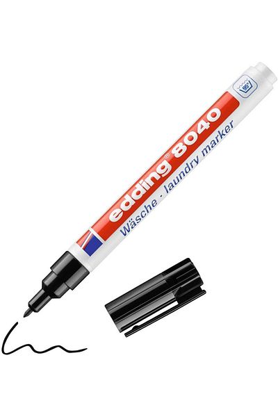 STOREMAX Svticaret 8040 Laundry Marker - Black - 1 Marker - Round Tip 1 mm Mhm 1053513