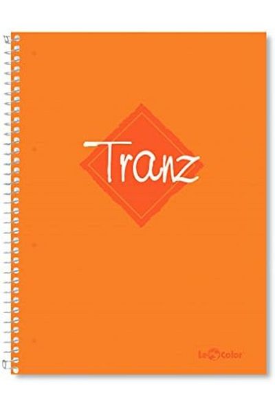 STOREMAX Jvnnastore Color 2012095/1 Tranz Pp Cover, 1.Pulp Paper Spiral Notebook, Orange Trendyfr 646268