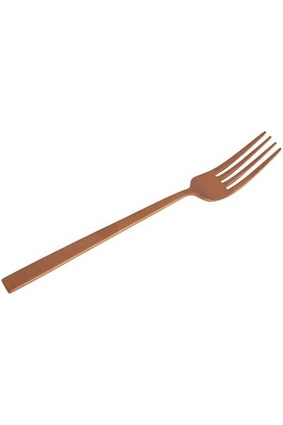 STOREMAX Sellbuystore Quantum Mat Copper Food Fork 6 Pcs 1053513