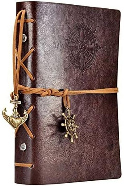 STOREMAX Muartshop Retro Vintage Nautical Notebook Classic Pu Leather Cover Notepad Travel Diary Seya