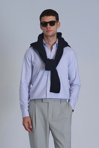 Lufian Ανδρική Basic Fit Darkening - Μπλε 112010645   Φρεντίκ