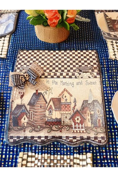 herbantine Vintage Wooden Painting Multi-Purpose Decorative Box