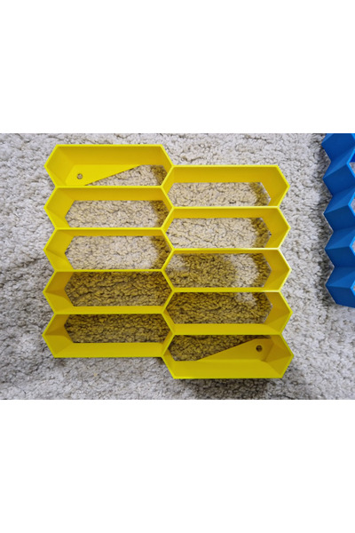 HasFar Tech Oyuncak Araba Rafı Hot Wheels Uyumlu 10 Arabalık