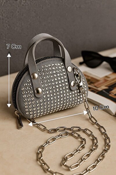 Handley Розкішна міні-сумочка з ручної роботи з інкрустацією діамантами