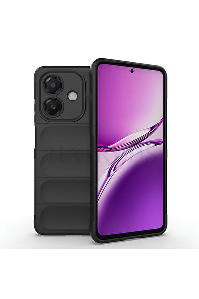 Hatreds Oppo A3 Kılıf Esnek TPU Oyuklu Yüzey Tasarımlı Kamera Koruma Çıkıntıl...