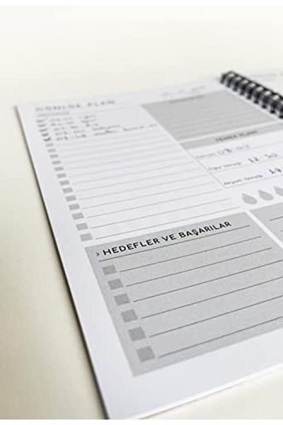STOREMAX Muartshop Promotional 120 Days Undated Spiral Planner - A5 Size, 60 Sheets (120 Pages),