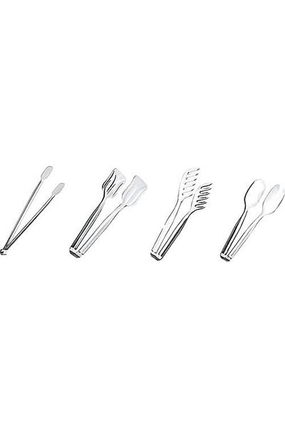 STOREMAX Sellbuystore Metal Tongs Set of 4 1053513