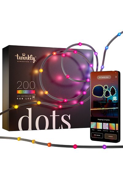 Twinkly Twinkly dimmable outdoor LED strip, IP44, RGB, Wi-Fi, bluetooth, 200 LEDs, 10m