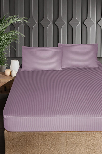 Merya طقم ملاءات سرير كبير الحجم من الساتان القطني